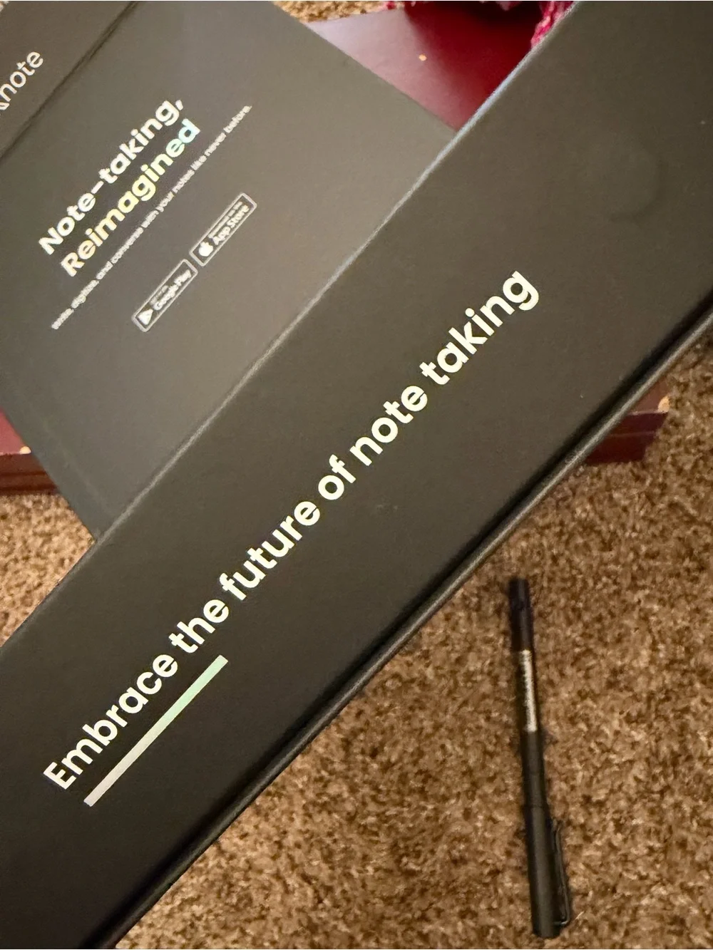 Xnote Black Note-Taking Tablet with Stylus